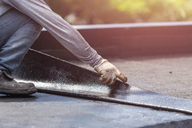 Professional Waterproofing technician working in Harbert, MI